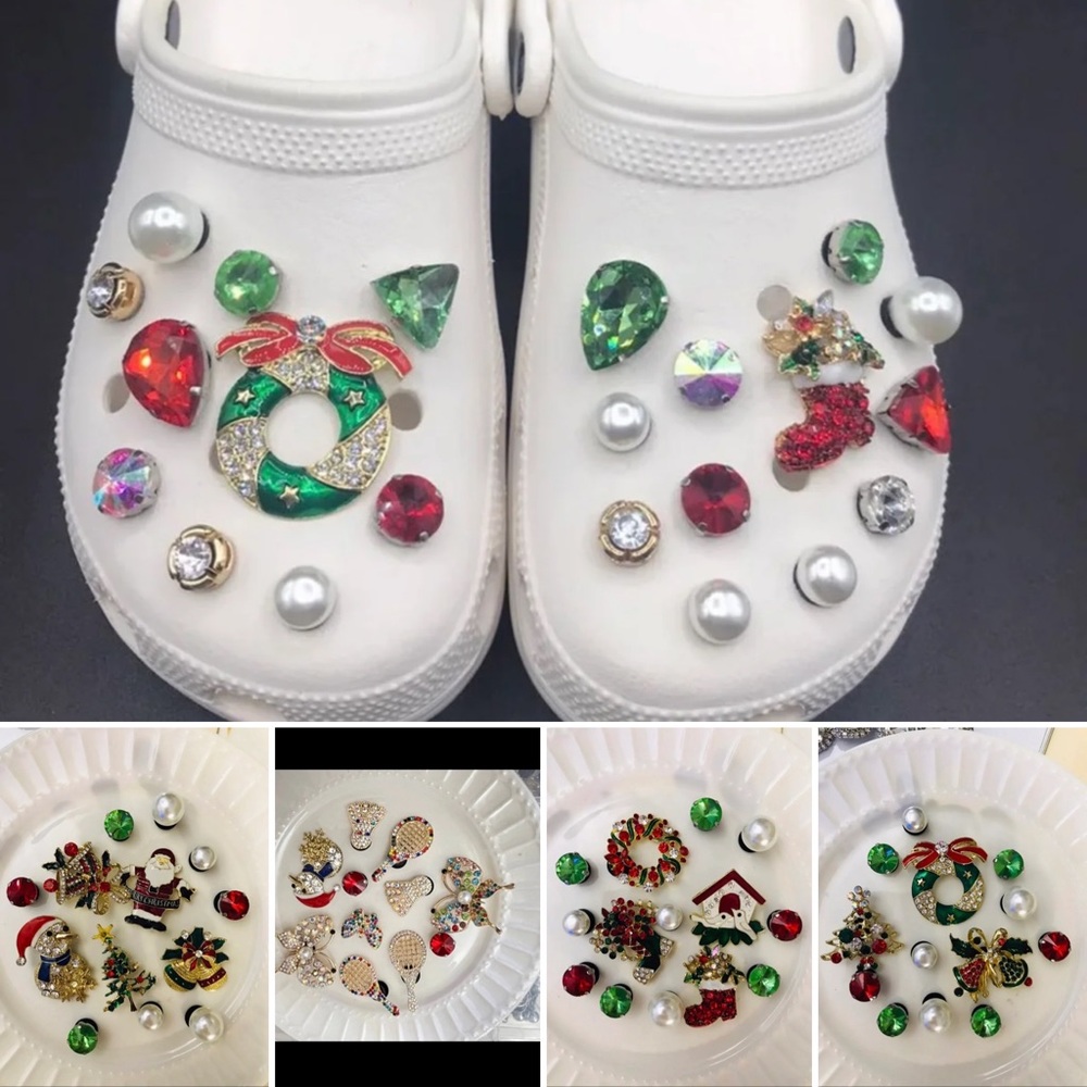 Crocs  summer  event. X mas. charms 5. Set
